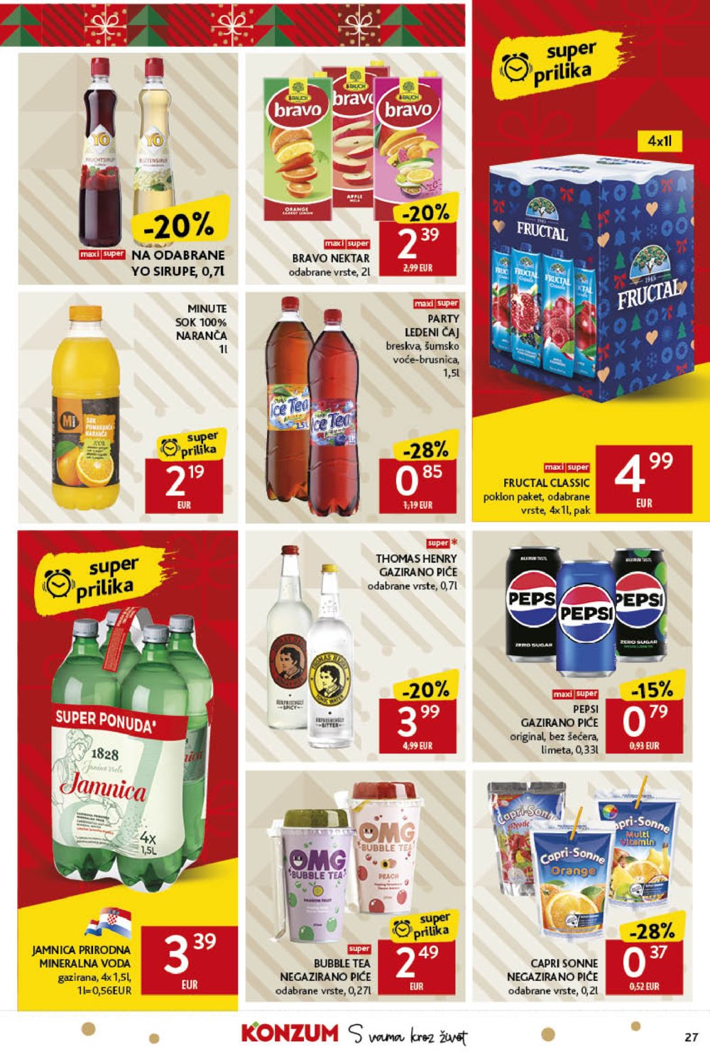 Konzum katalog Akcija 12.12.-24.12.2024.