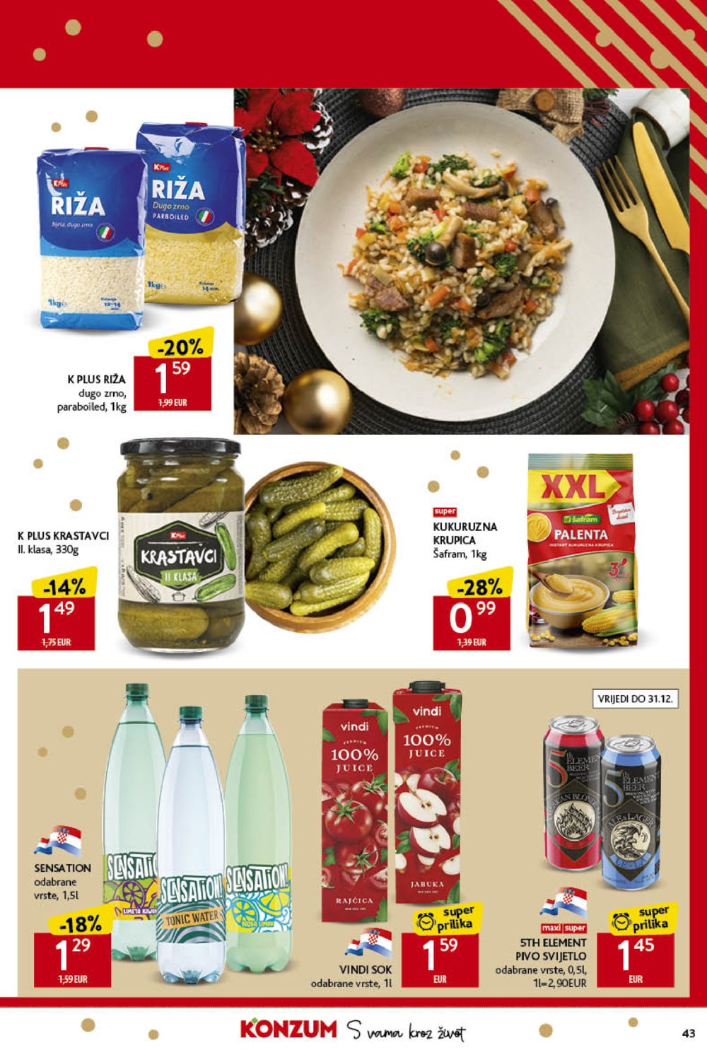 Konzum katalog Akcija 12.12.-24.12.2024.