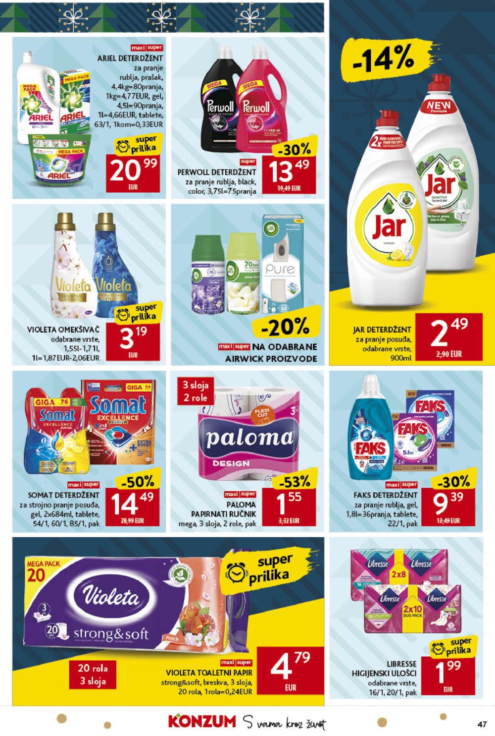 Konzum katalog Akcija 12.12.-24.12.2024.