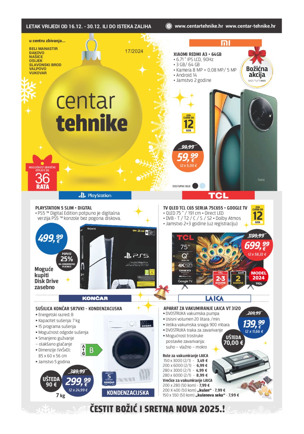 Centar tehnike katalog Akcija 16.12.-30.12.2024.