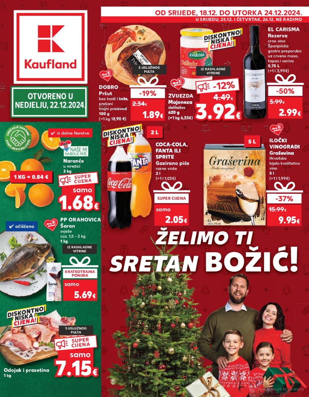 Kaufland katalog Akcija 18.12.-24.12.2024. Karlovac