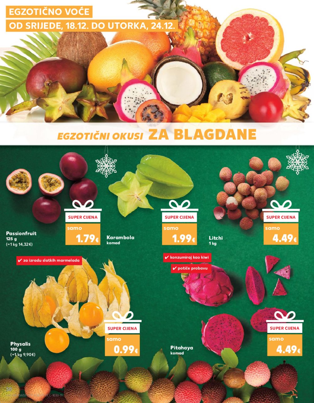 Kaufland katalog Akcija 18.12.-24.12.2024. Odabrane poslovnice