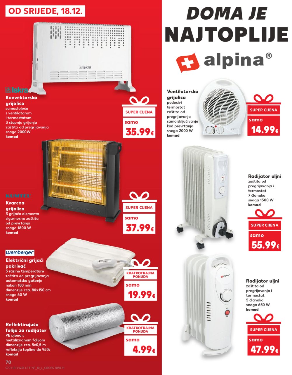 Kaufland katalog Akcija 18.12.-24.12.2024. Odabrane poslovnice