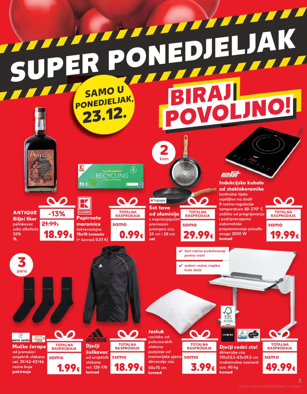 Kaufland katalog Akcija 18.12.-24.12.2024. Sinj