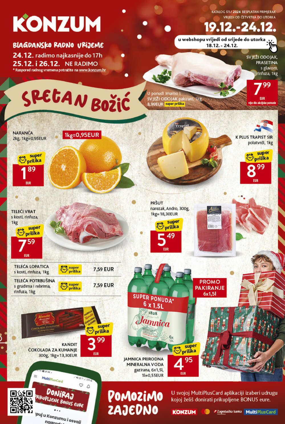 Konzum katalog Akcija 19.12.-24.12.2024.