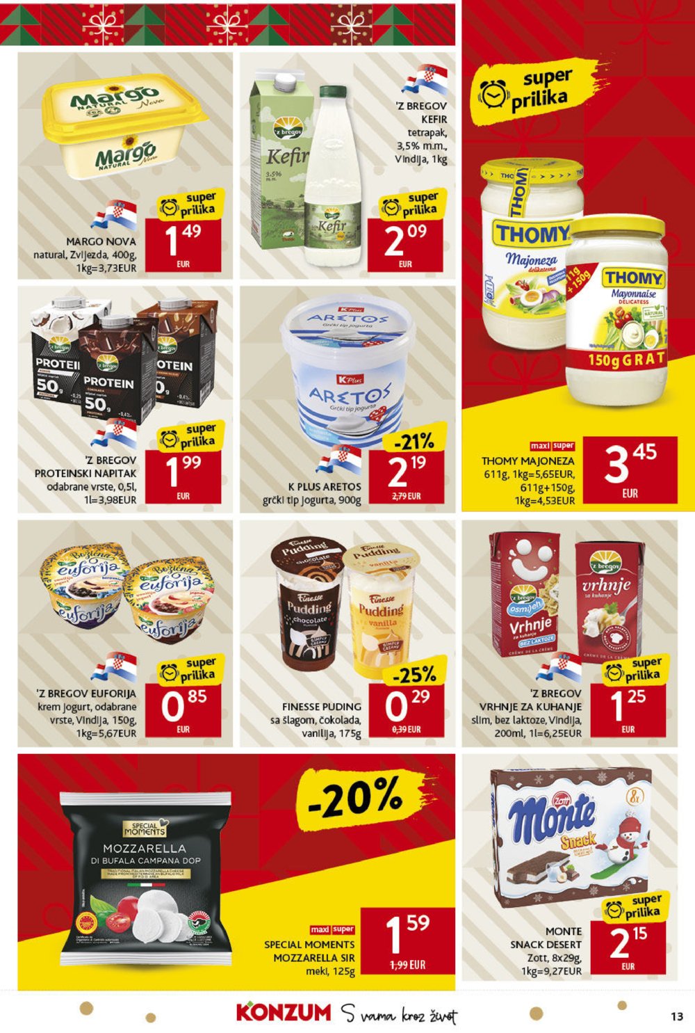 Konzum katalog Akcija 19.12.-24.12.2024.