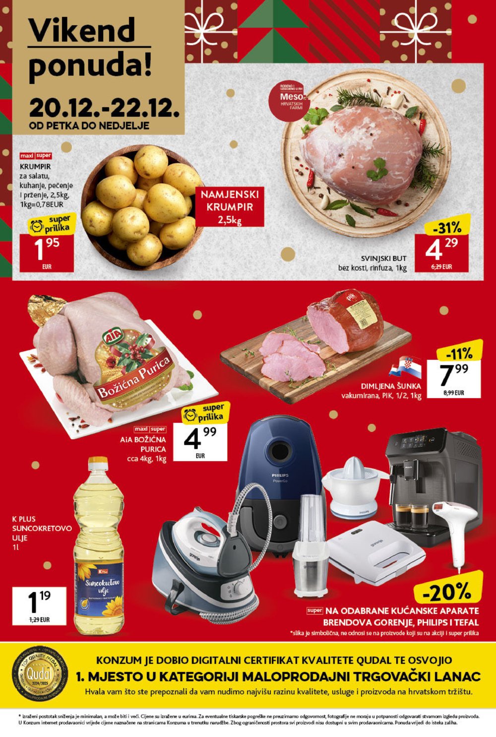 Konzum katalog Akcija 19.12.-24.12.2024.