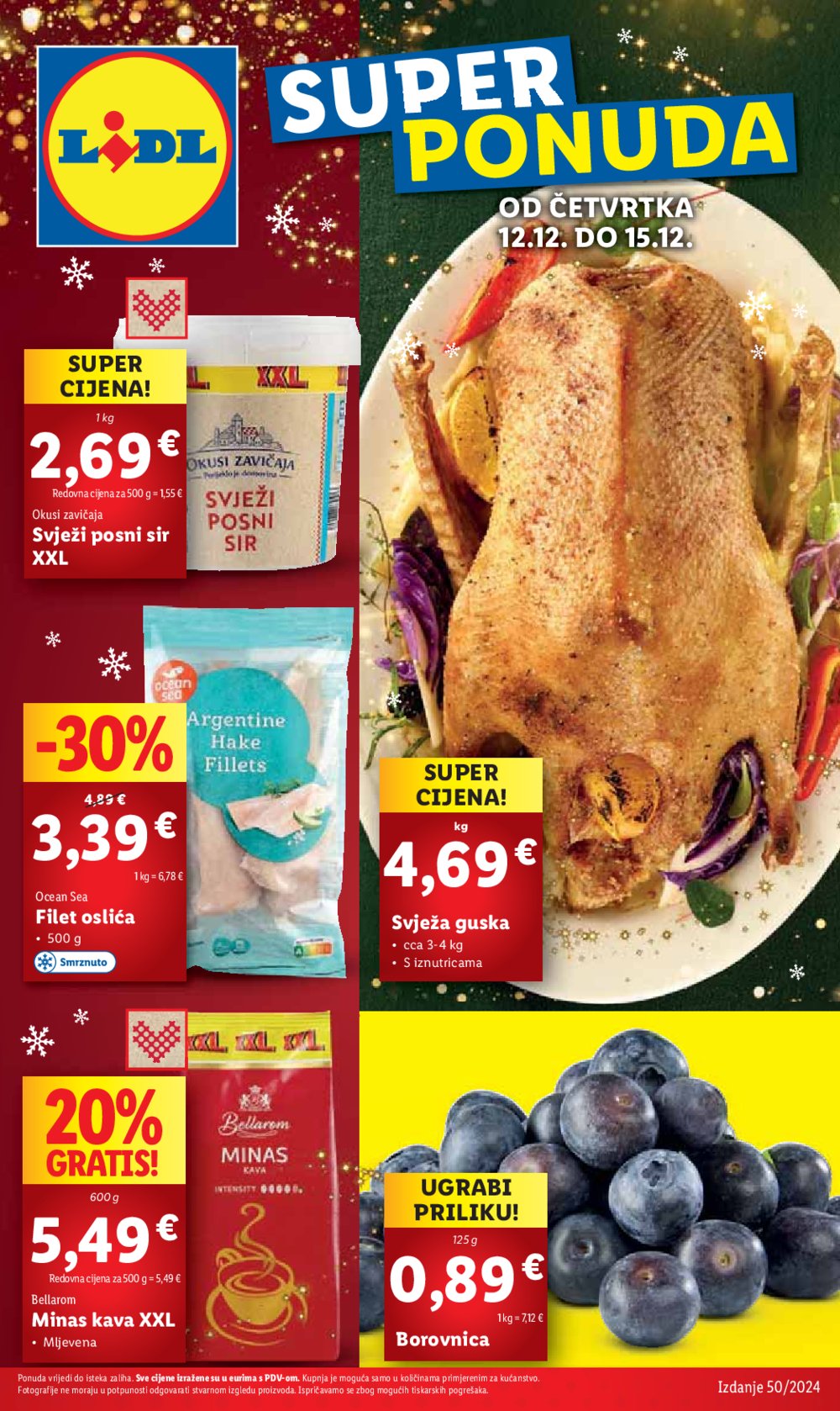 Lidl katalog Super ponuda od četvrtka 12.12.-15.12.2024.