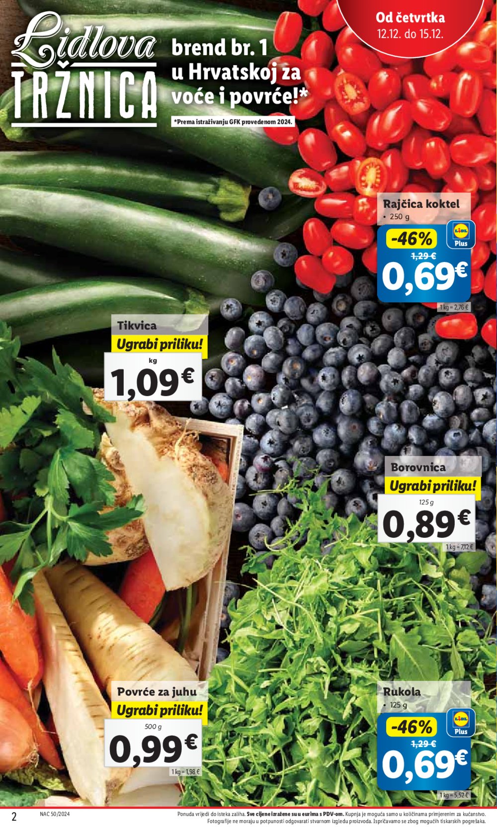 Lidl katalog Super ponuda od četvrtka 12.12.-15.12.2024.