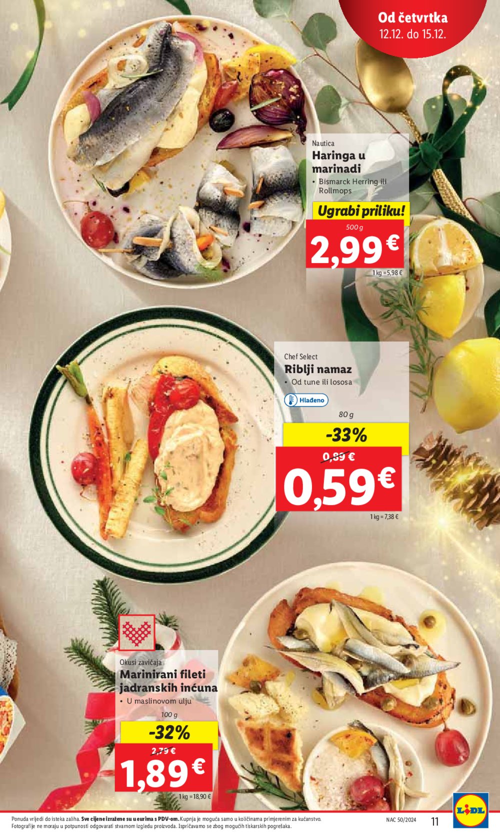 Lidl katalog Super ponuda od četvrtka 12.12.-15.12.2024.