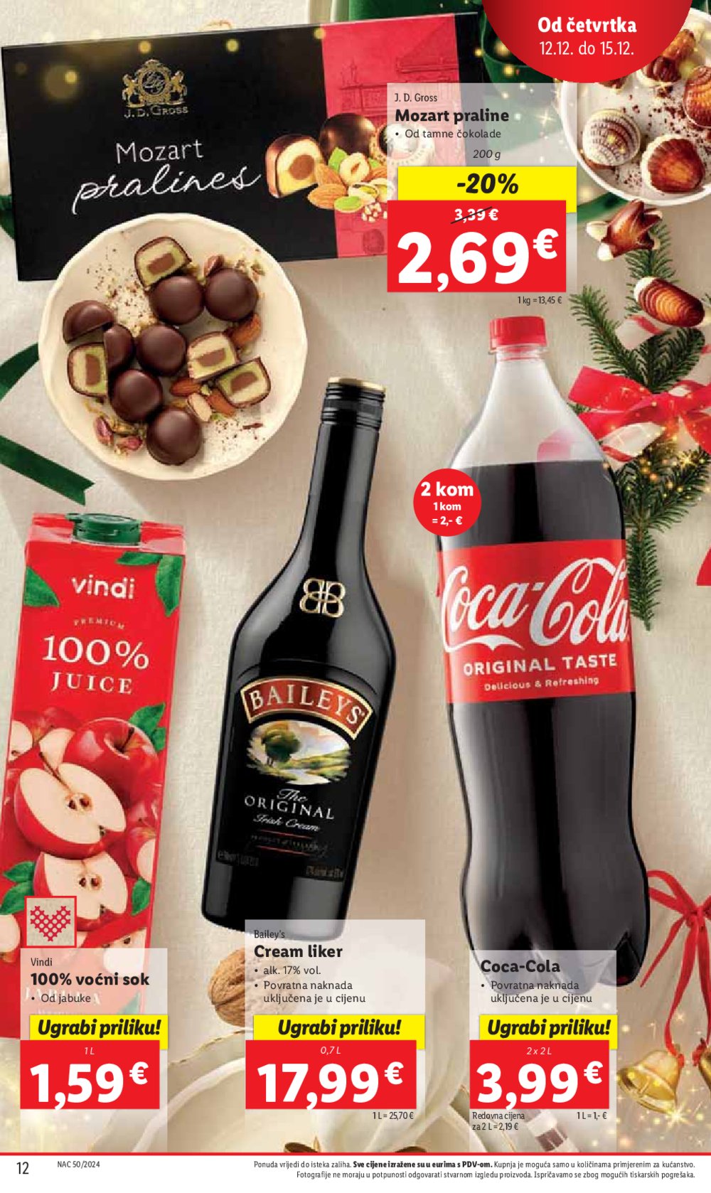 Lidl katalog Super ponuda od četvrtka 12.12.-15.12.2024.