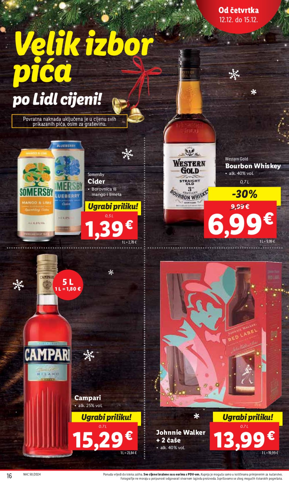 Lidl katalog Super ponuda od četvrtka 12.12.-15.12.2024.