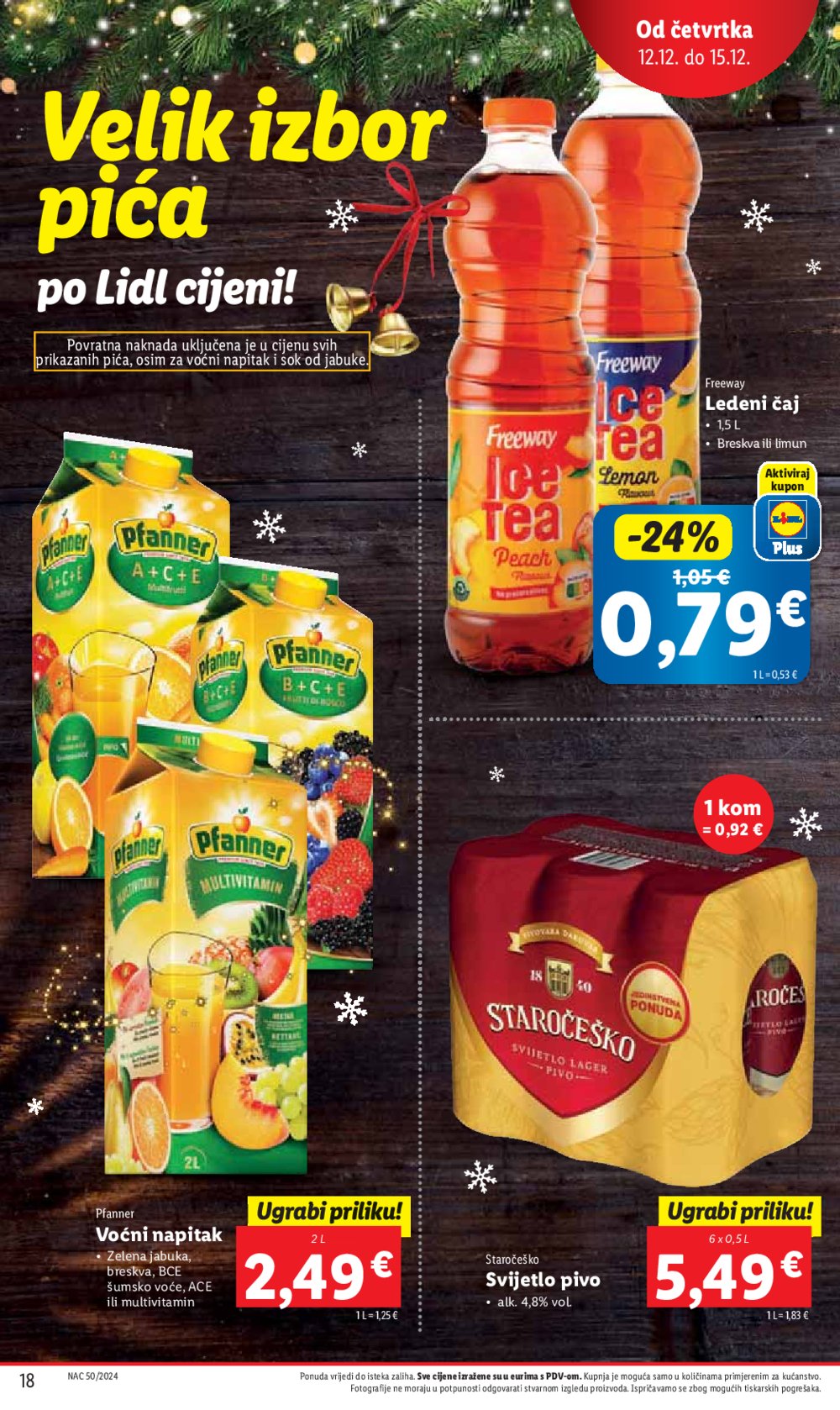 Lidl katalog Super ponuda od četvrtka 12.12.-15.12.2024.