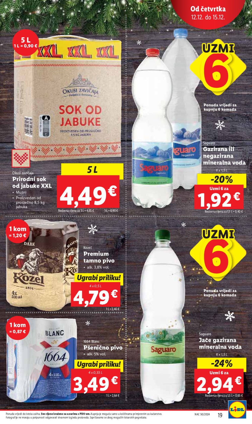 Lidl katalog Super ponuda od četvrtka 12.12.-15.12.2024.