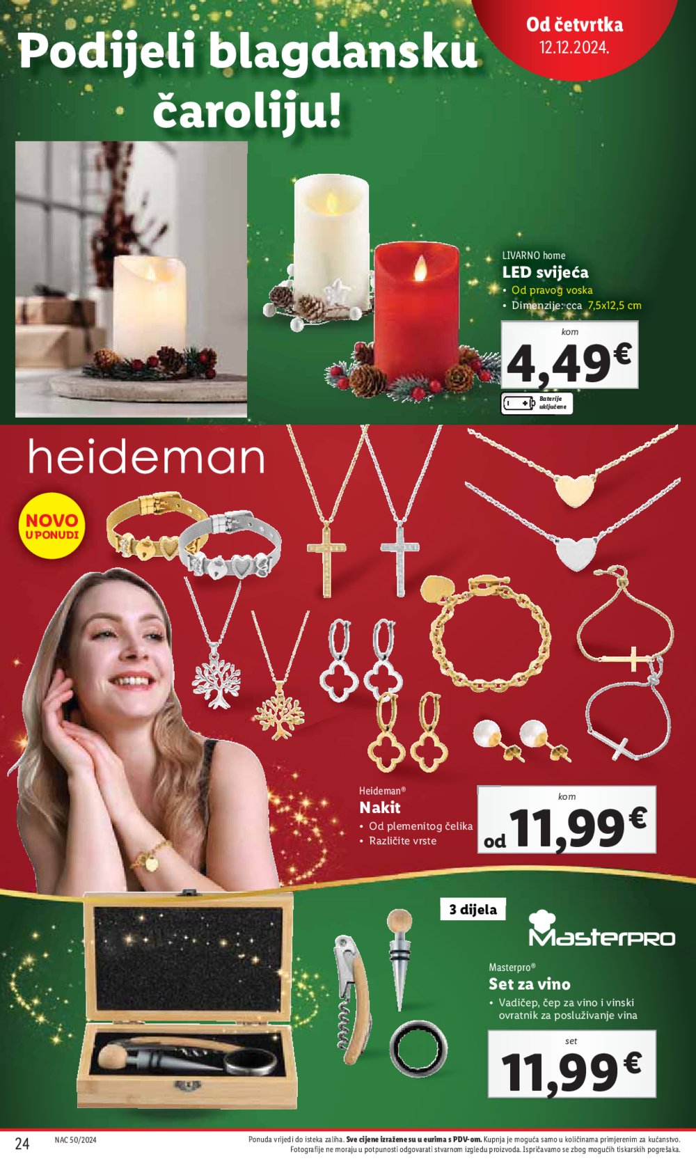 Lidl katalog Super ponuda od četvrtka 12.12.-15.12.2024.