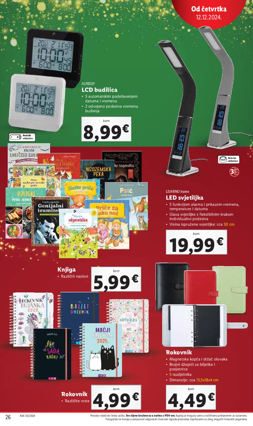 Lidl katalog Super ponuda od četvrtka 12.12.-15.12.2024.