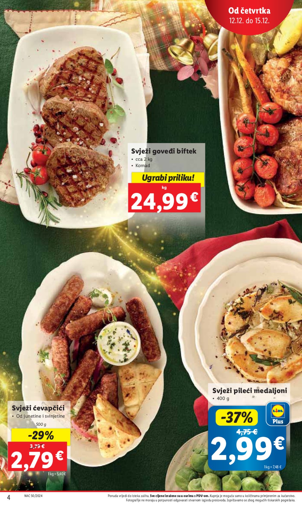 Lidl katalog Super ponuda od četvrtka 12.12.-15.12.2024.