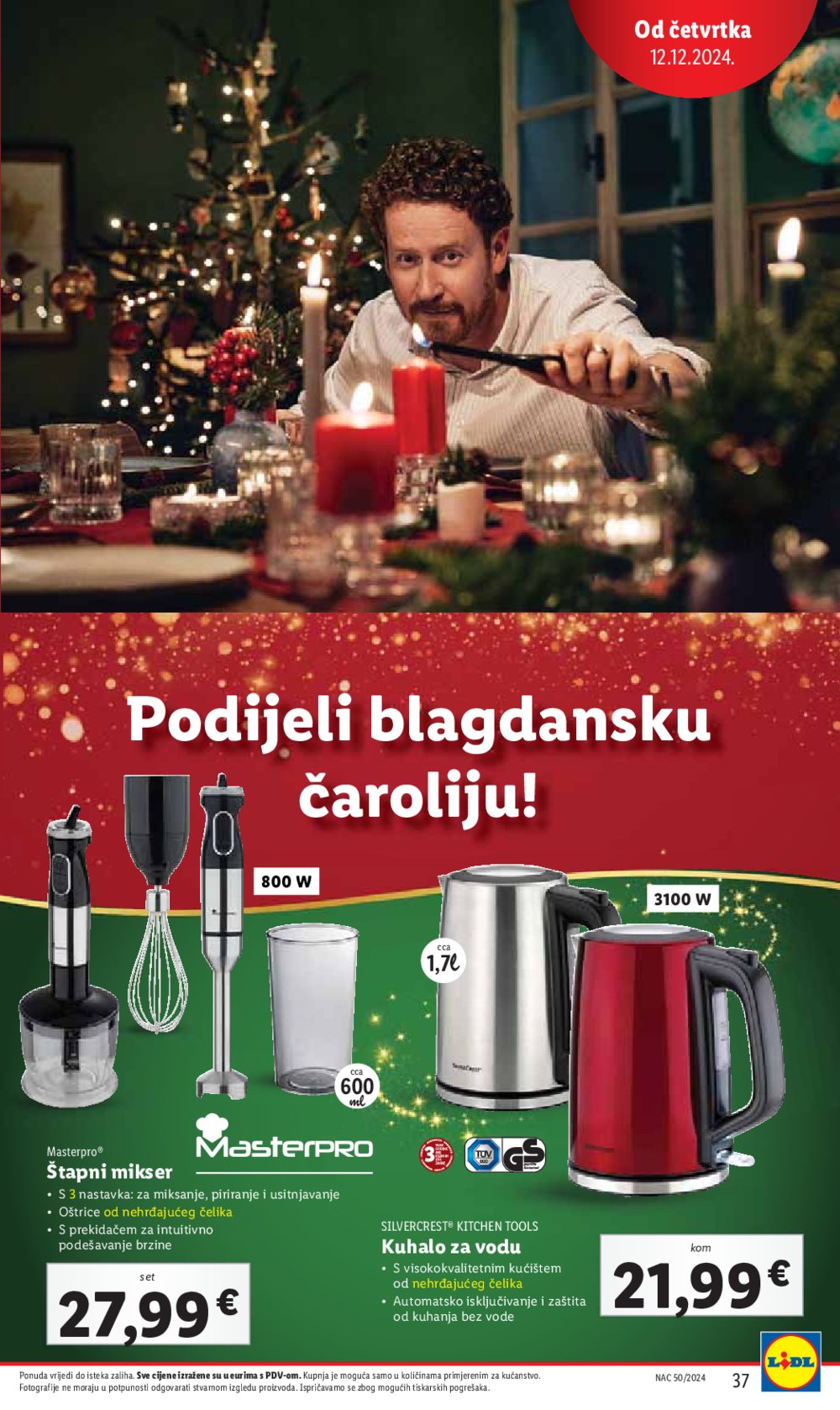 Lidl katalog Super ponuda od četvrtka 12.12.-15.12.2024.