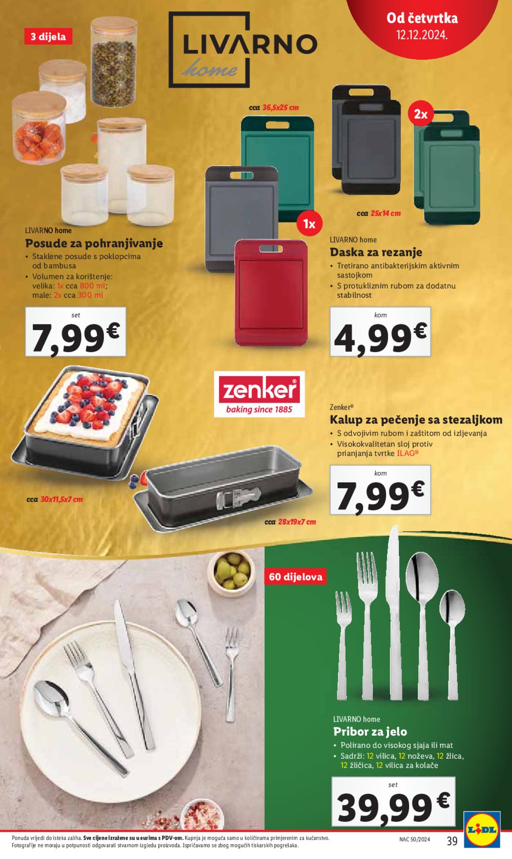 Lidl katalog Super ponuda od četvrtka 12.12.-15.12.2024.