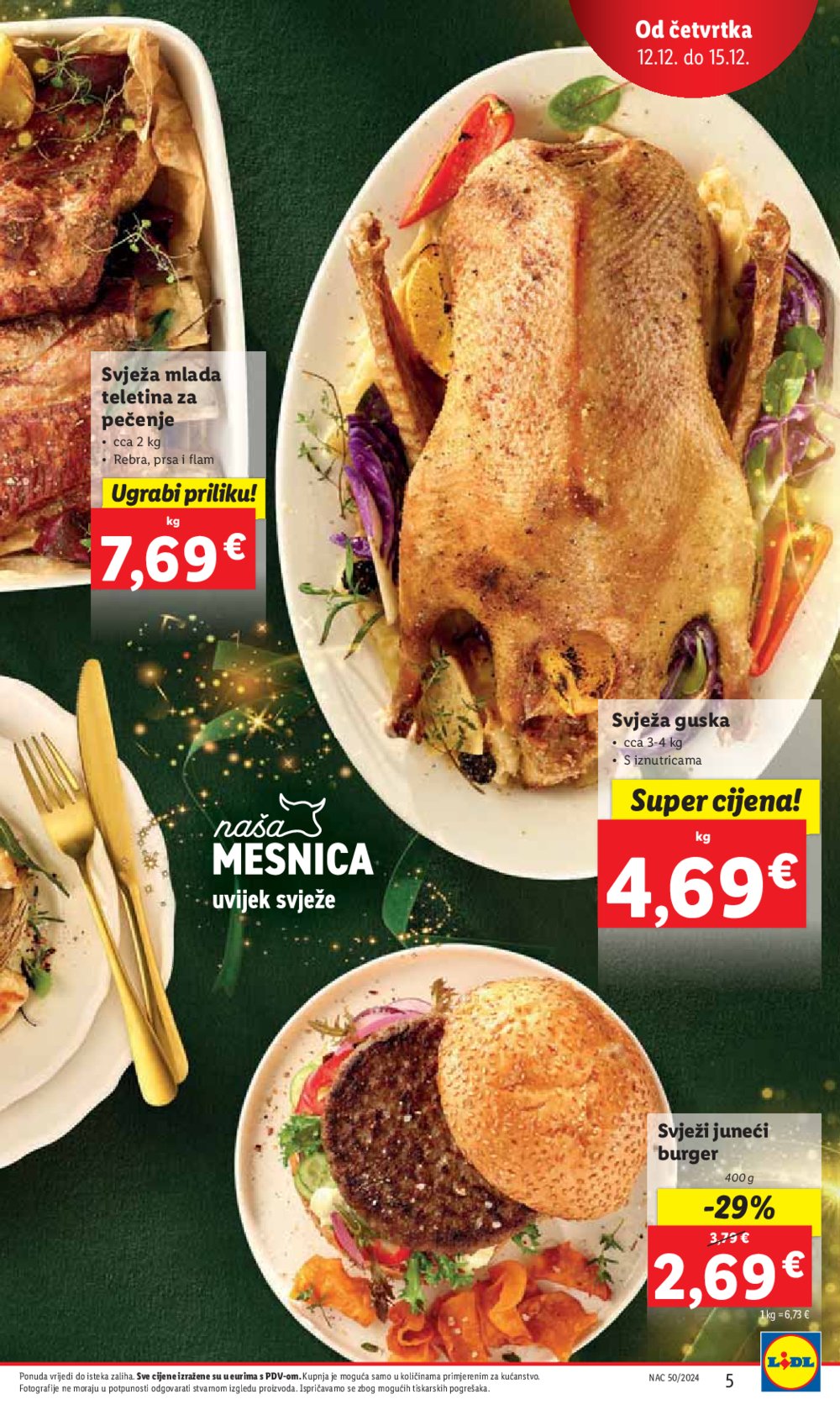 Lidl katalog Super ponuda od četvrtka 12.12.-15.12.2024.