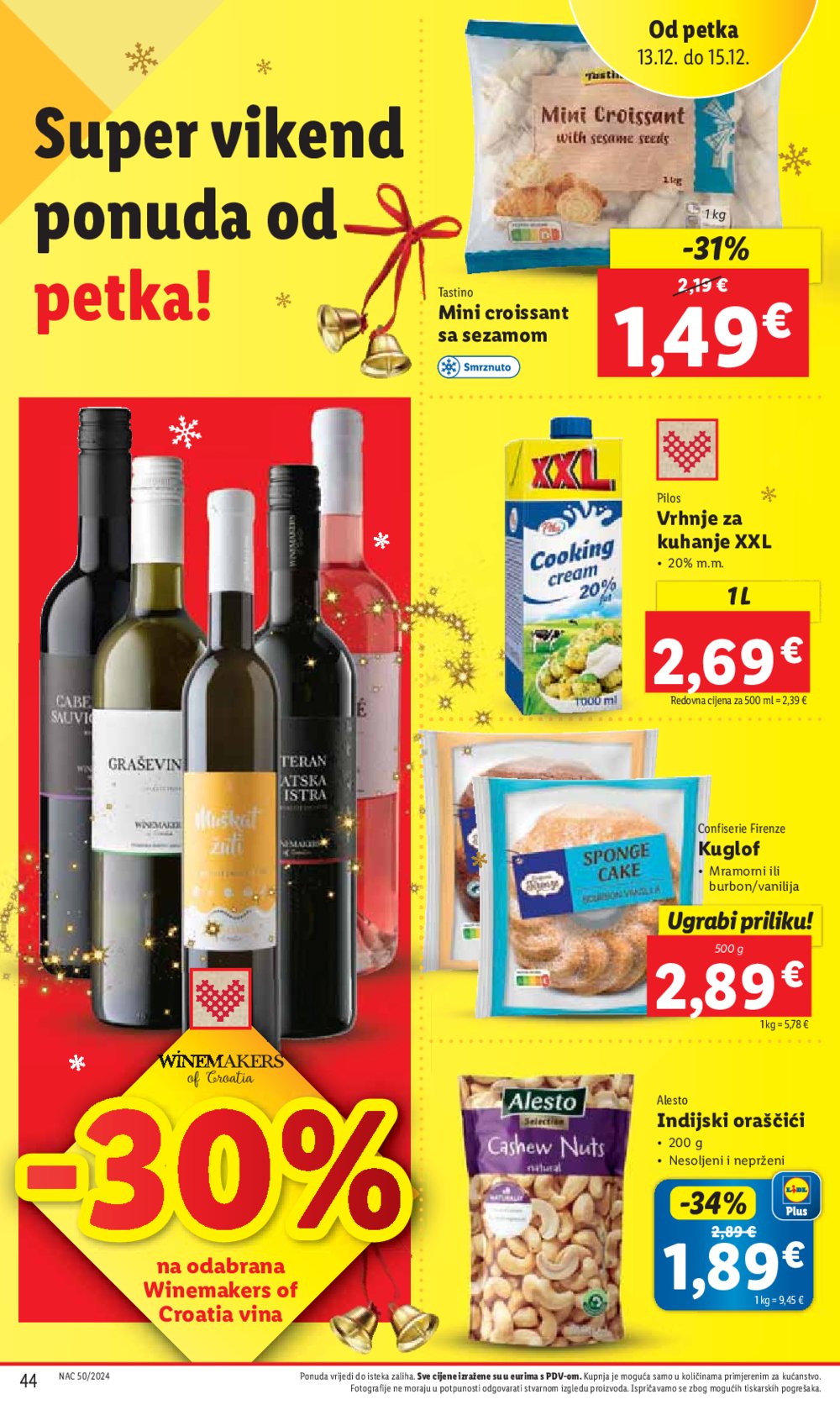 Lidl katalog Super ponuda od četvrtka 12.12.-15.12.2024.