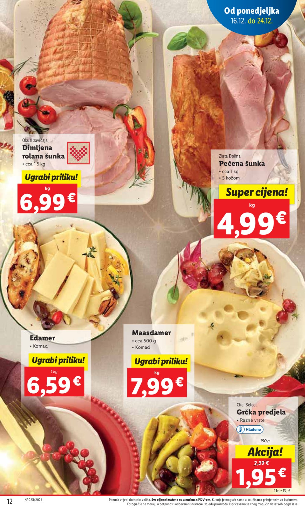 Lidl katalog Super ponuda od ponedjeljka 16.12.-24.12.2024.