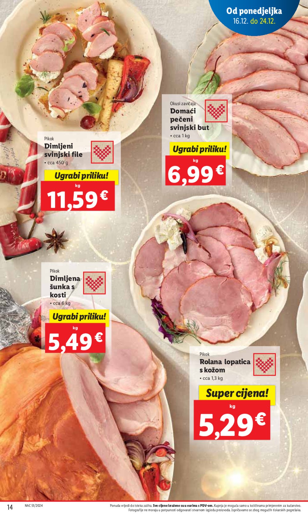 Lidl katalog Super ponuda od ponedjeljka 16.12.-24.12.2024.