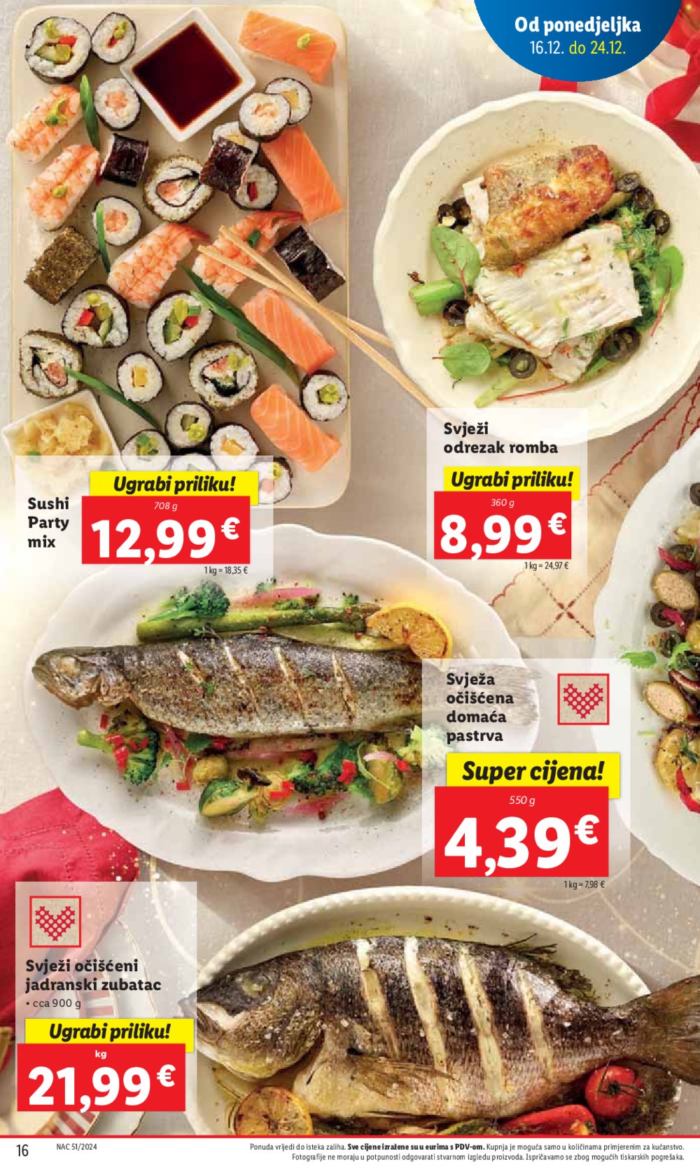 Lidl katalog Super ponuda od ponedjeljka 16.12.-24.12.2024.