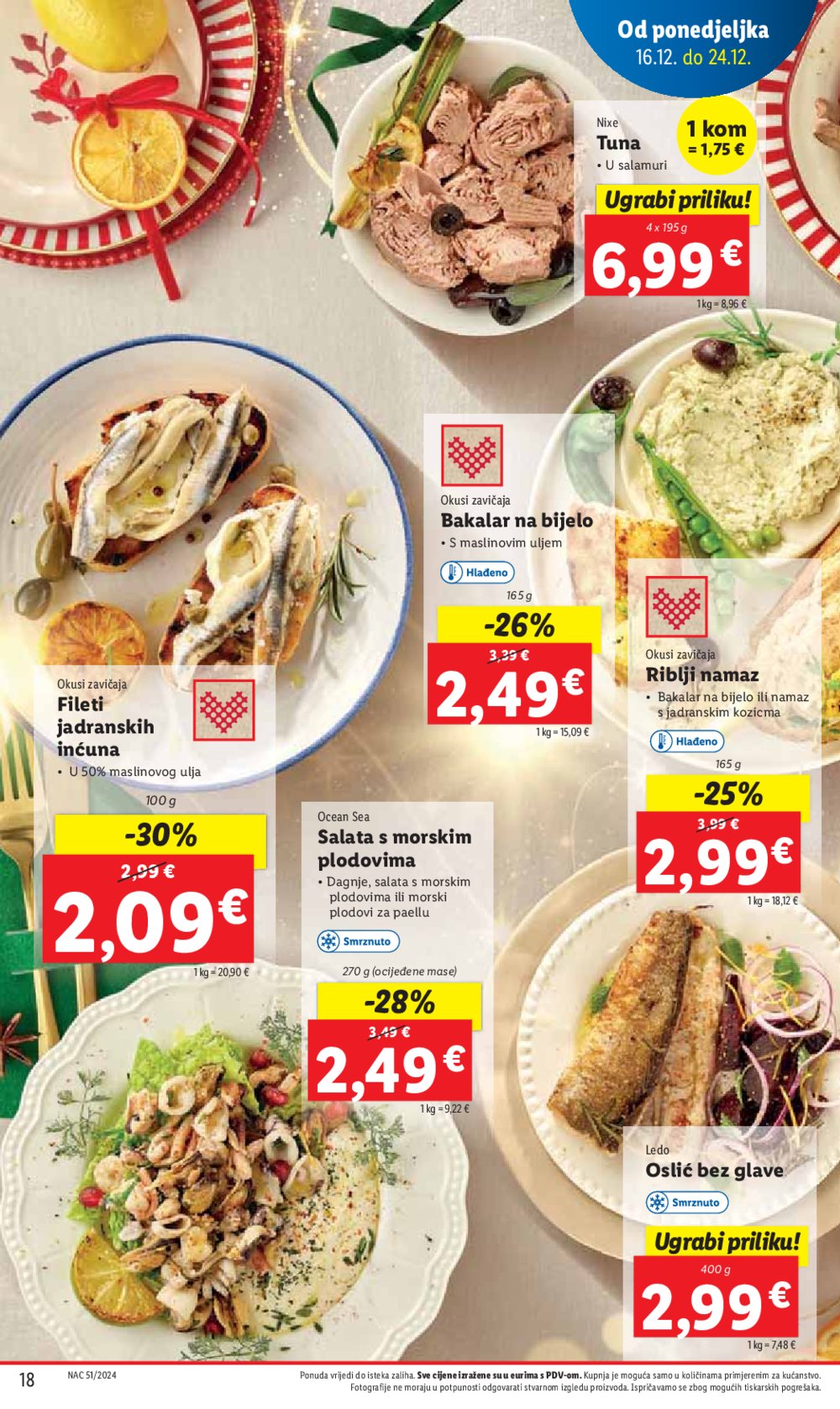 Lidl katalog Super ponuda od ponedjeljka 16.12.-24.12.2024.