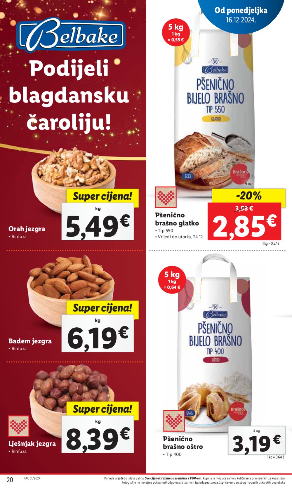 Lidl katalog Super ponuda od ponedjeljka 16.12.-24.12.2024.