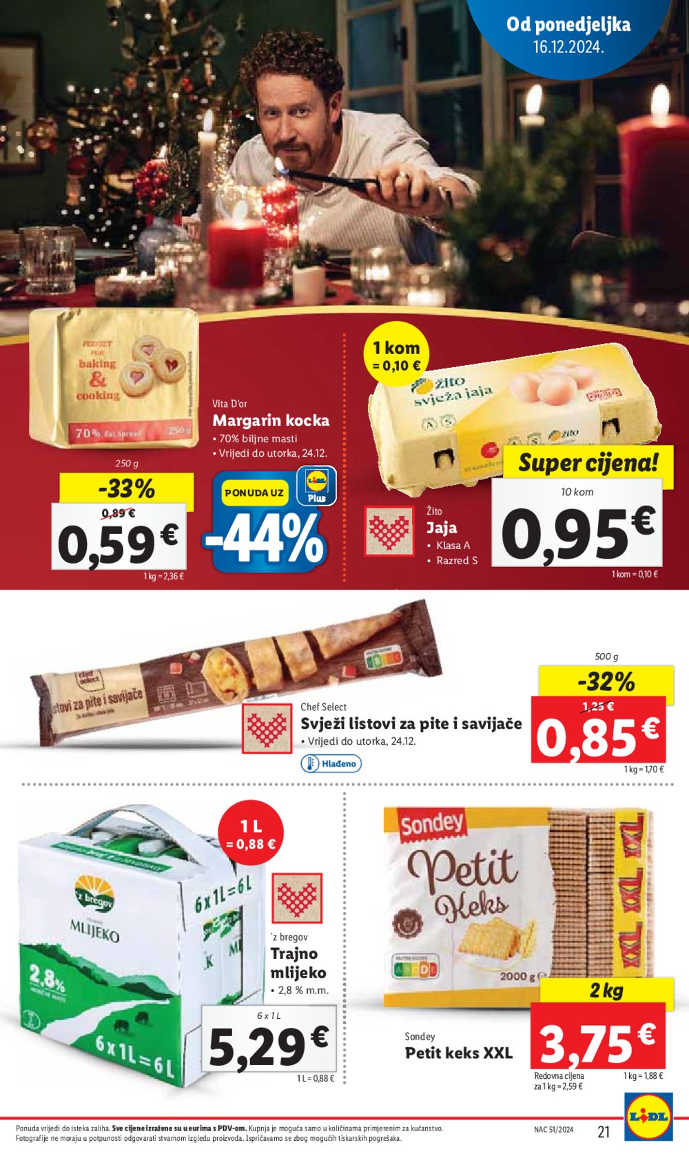 Lidl katalog Super ponuda od ponedjeljka 16.12.-24.12.2024.