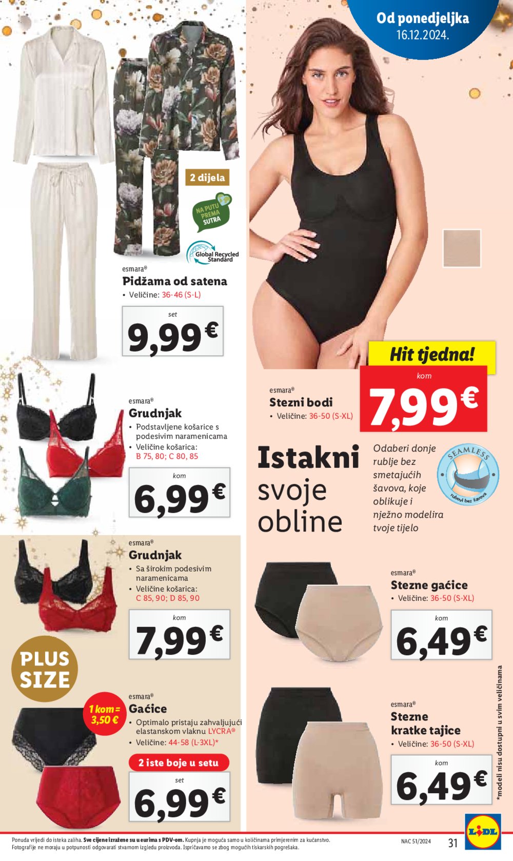 Lidl katalog Super ponuda od ponedjeljka 16.12.-24.12.2024.