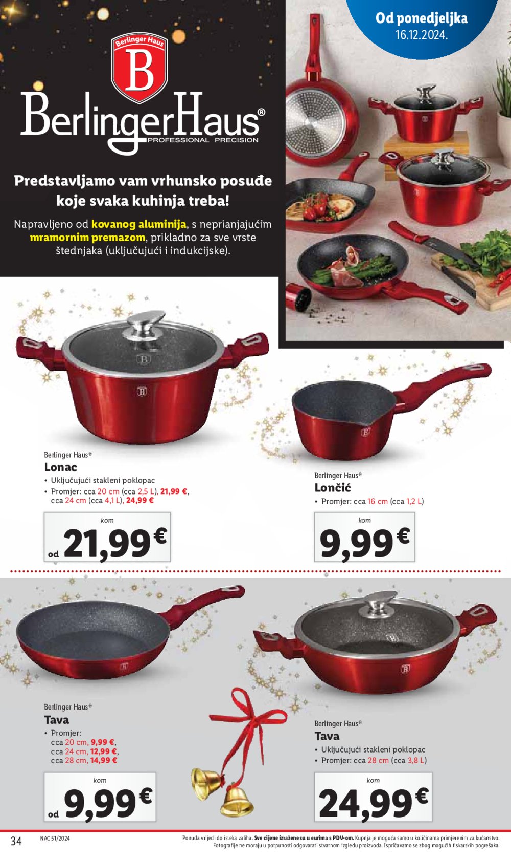 Lidl katalog Super ponuda od ponedjeljka 16.12.-24.12.2024.