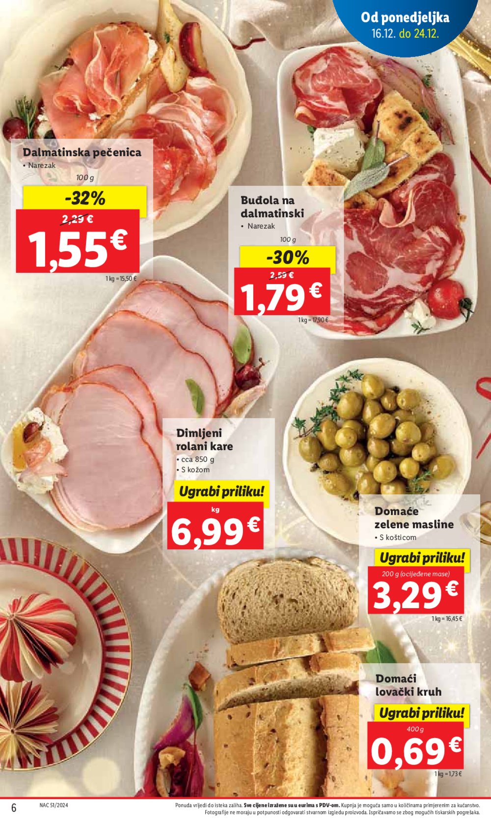 Lidl katalog Super ponuda od ponedjeljka 16.12.-24.12.2024.