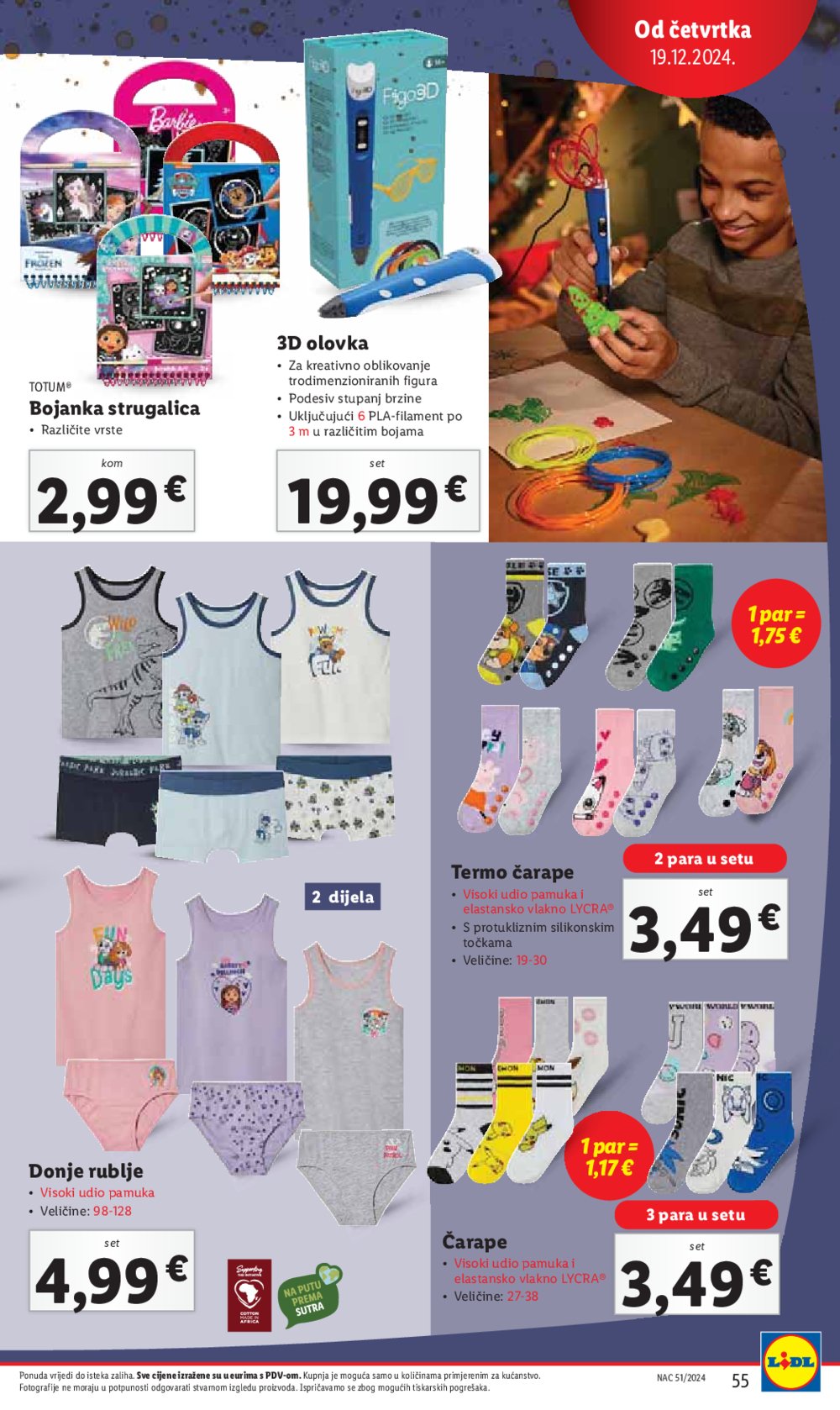 Lidl katalog Super ponuda od ponedjeljka 16.12.-24.12.2024.