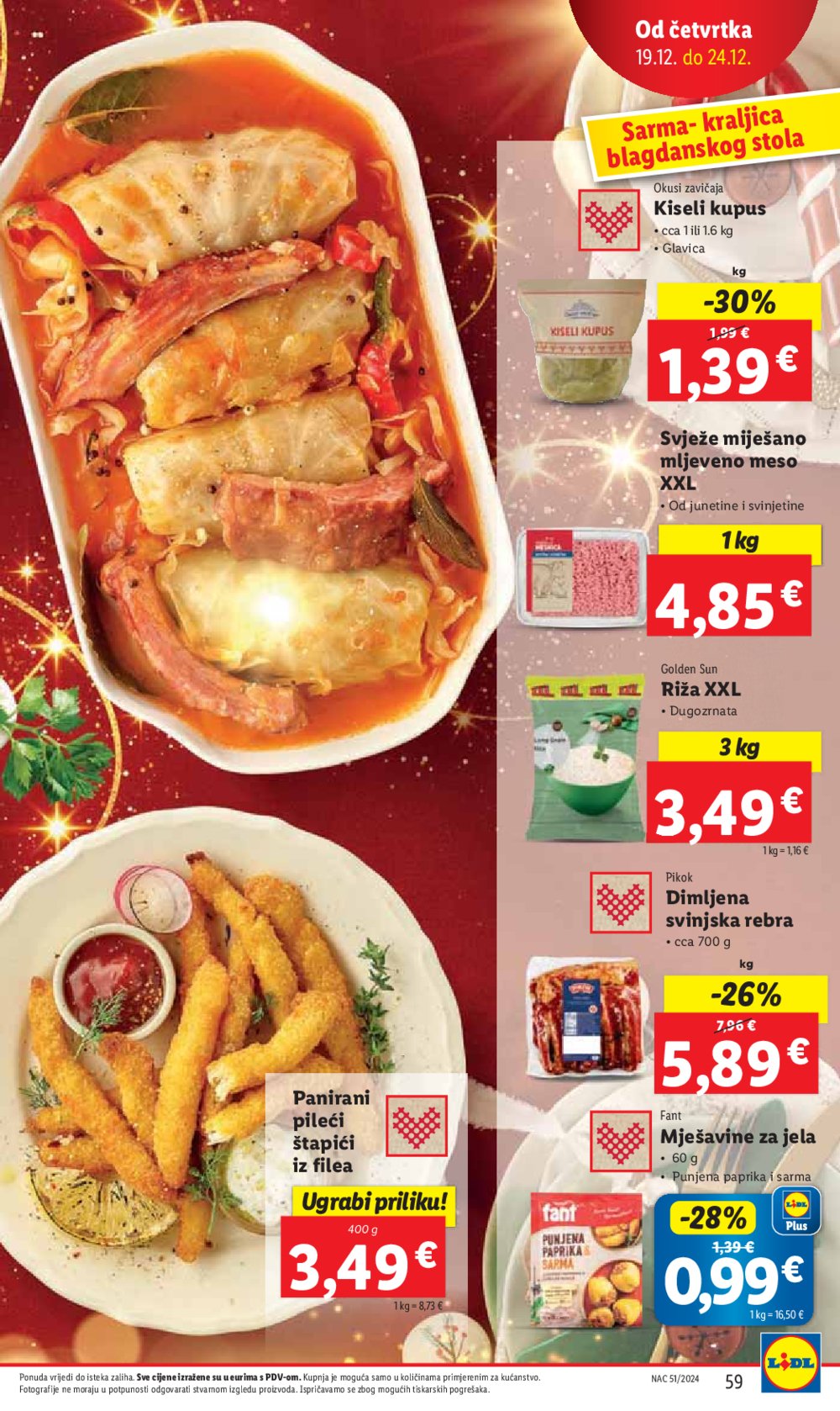 Lidl katalog Super ponuda od ponedjeljka 16.12.-24.12.2024.