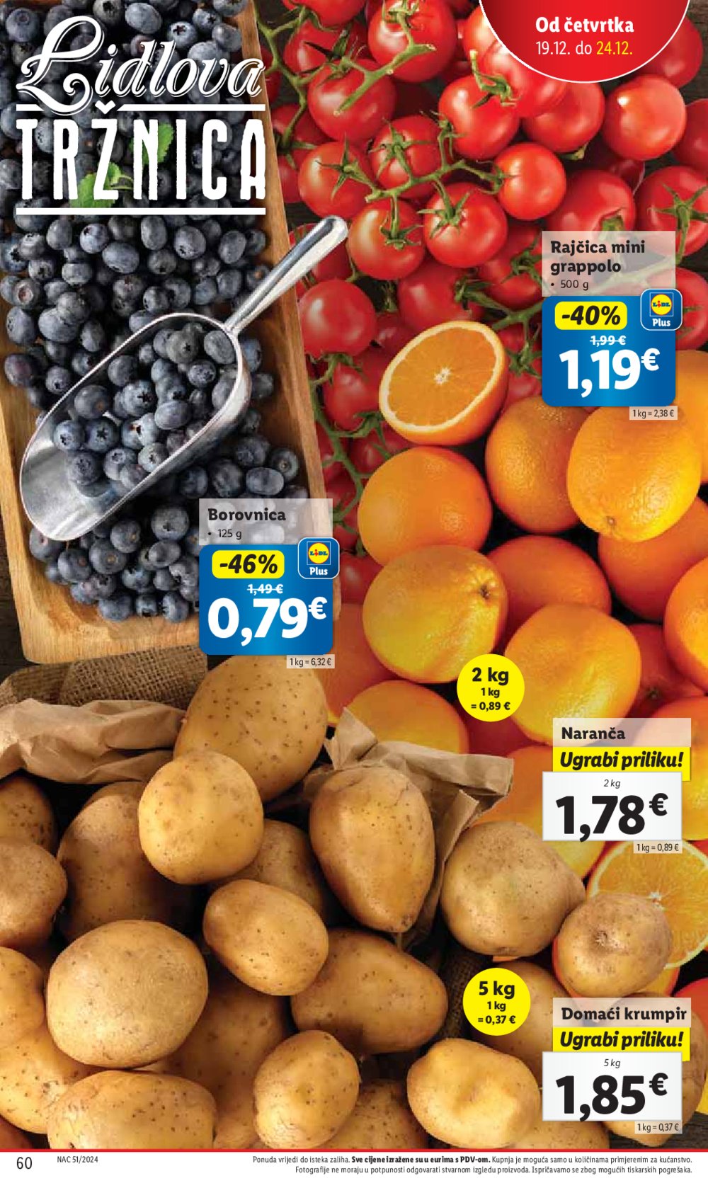 Lidl katalog Super ponuda od ponedjeljka 16.12.-24.12.2024.