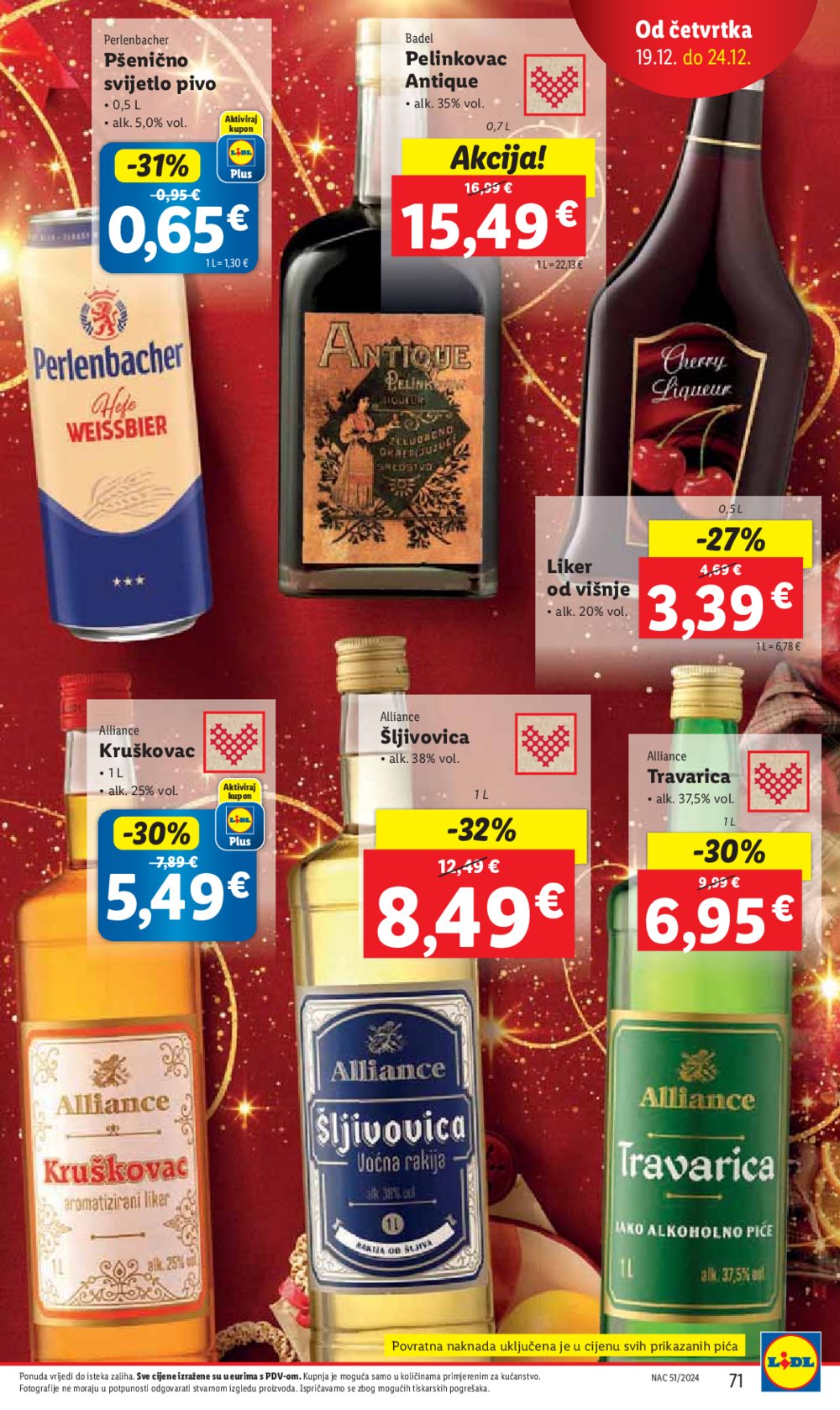 Lidl katalog Super ponuda od ponedjeljka 16.12.-24.12.2024.