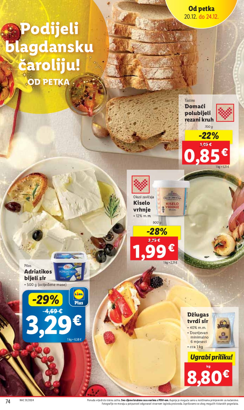 Lidl katalog Super ponuda od ponedjeljka 16.12.-24.12.2024.