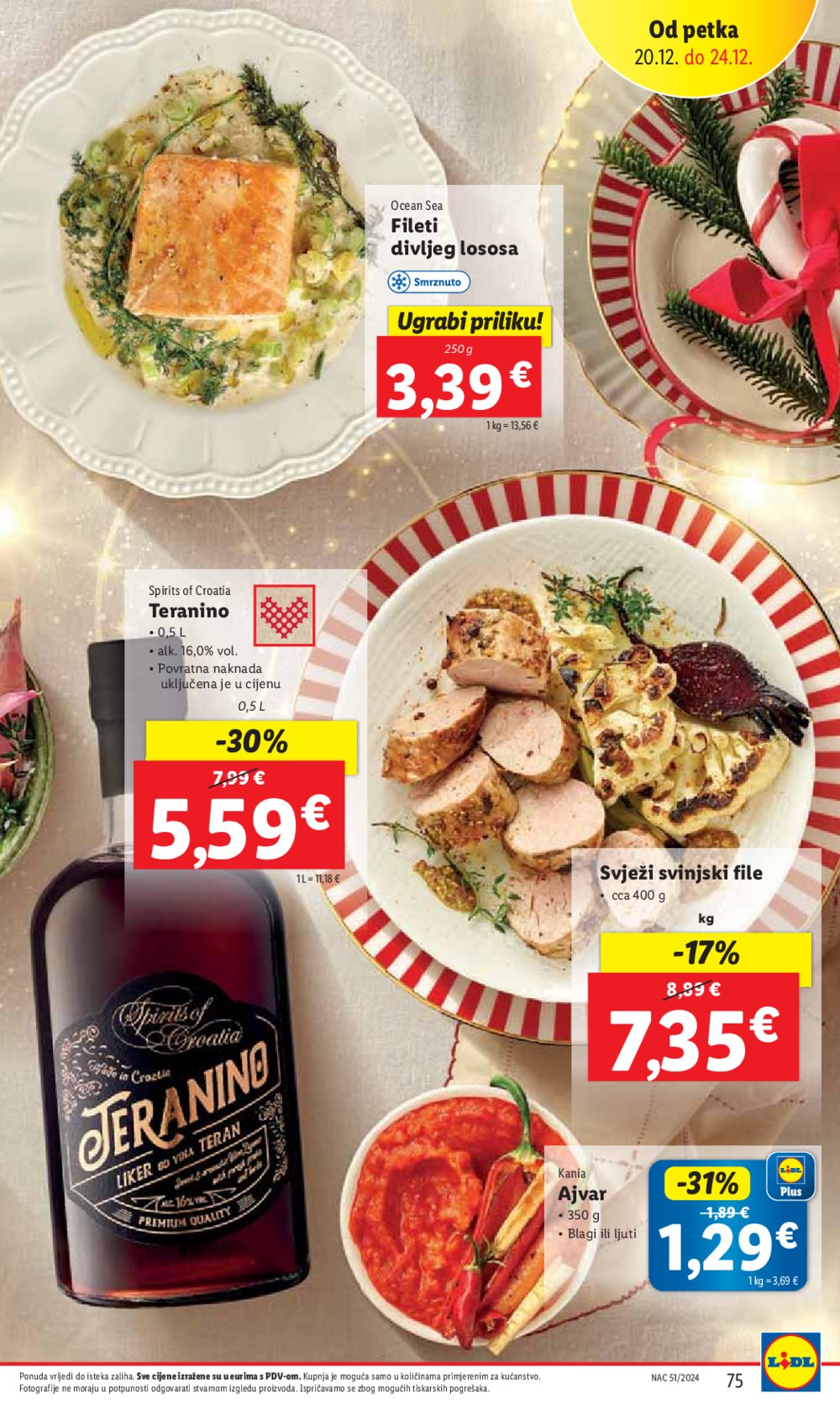 Lidl katalog Super ponuda od ponedjeljka 16.12.-24.12.2024.