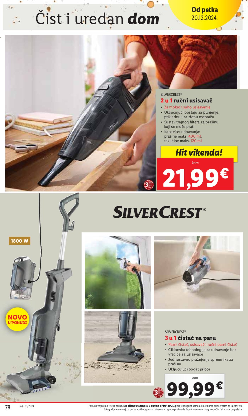 Lidl katalog Super ponuda od ponedjeljka 16.12.-24.12.2024.