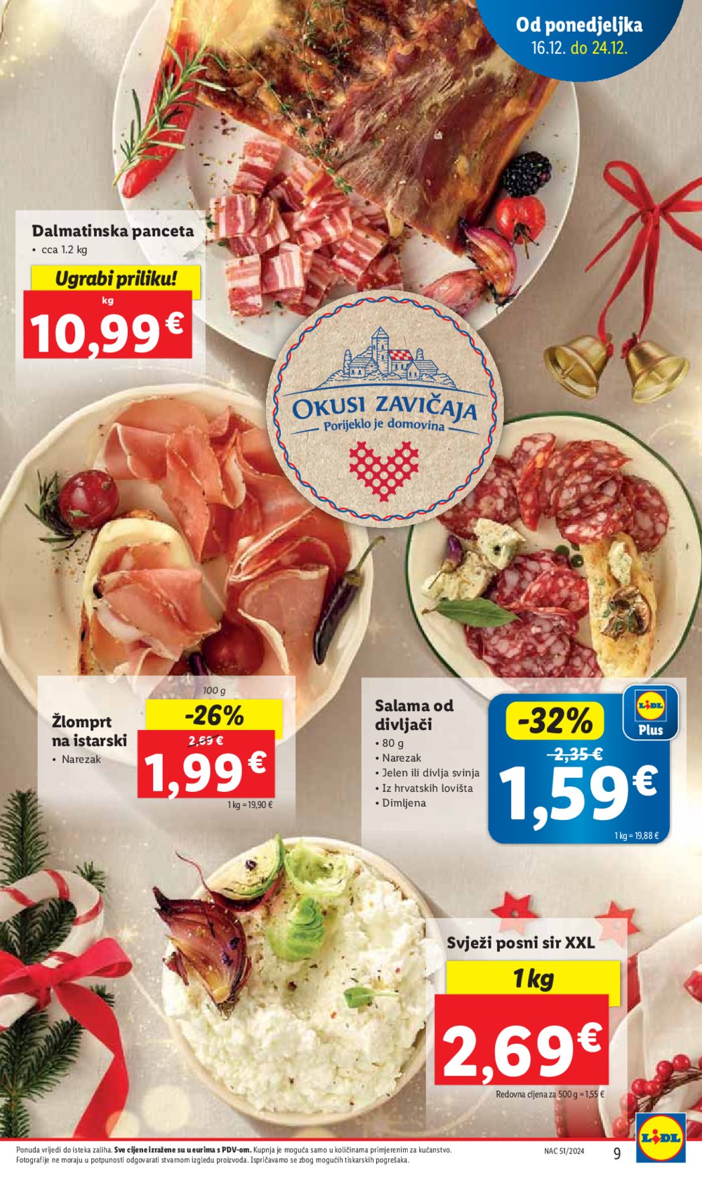 Lidl katalog Super ponuda od ponedjeljka 16.12.-24.12.2024.