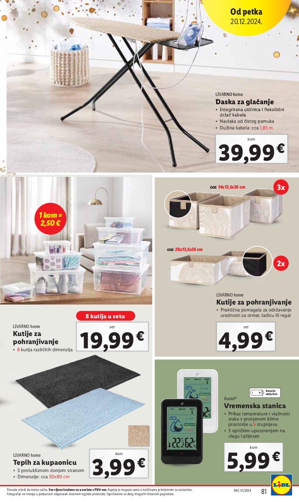 Lidl katalog Super ponuda od ponedjeljka 16.12.-24.12.2024.