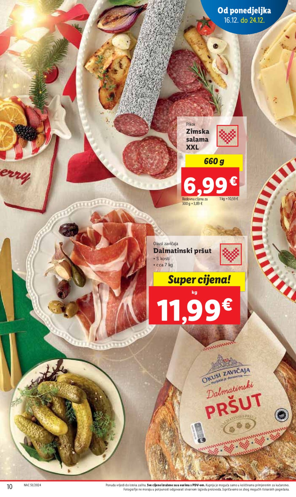 Lidl katalog Super ponuda od ponedjeljka 16.12.-24.12.2024.