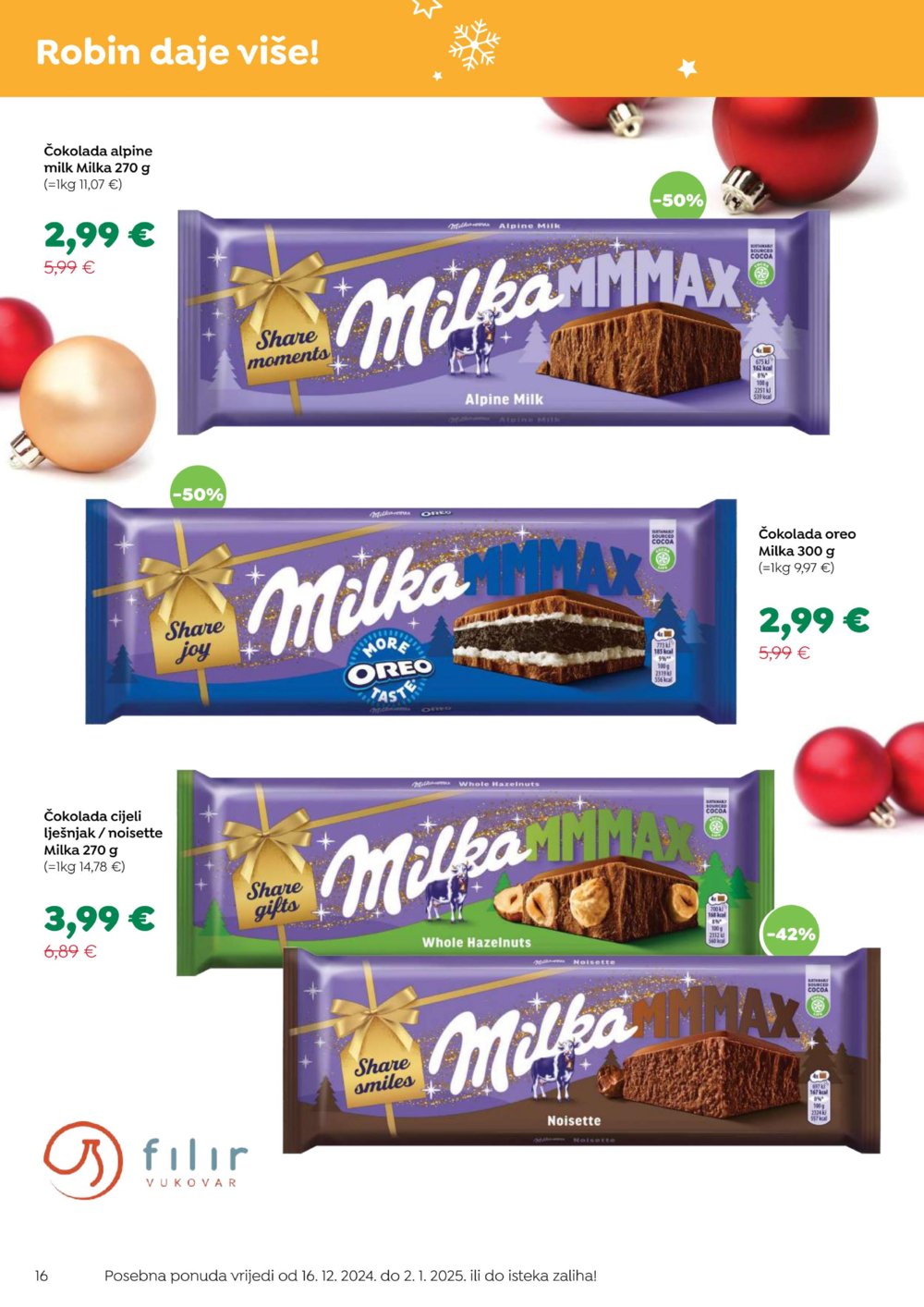 Robin katalog Akcija 16.12.2024.-02.01.2025.