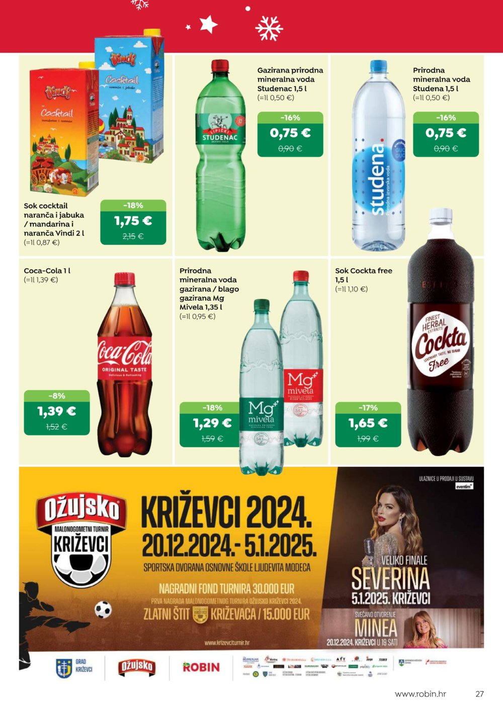 Robin katalog Akcija 16.12.2024.-02.01.2025.