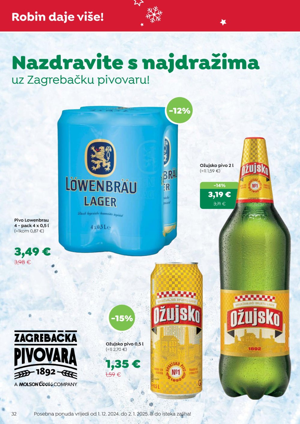 Robin katalog Akcija 16.12.2024.-02.01.2025.