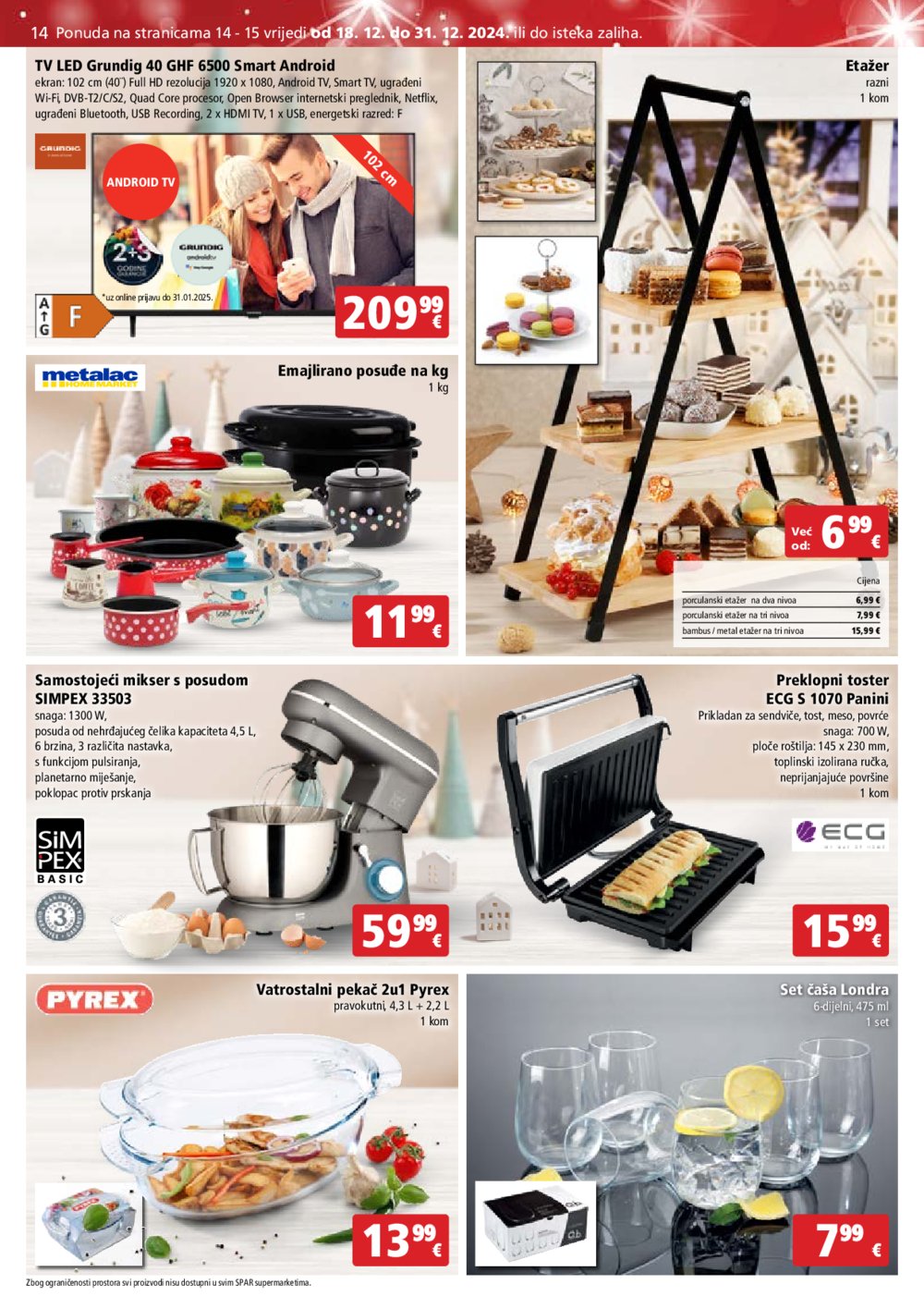 SPAR katalog Akcija 18.12.-24.12.2024.