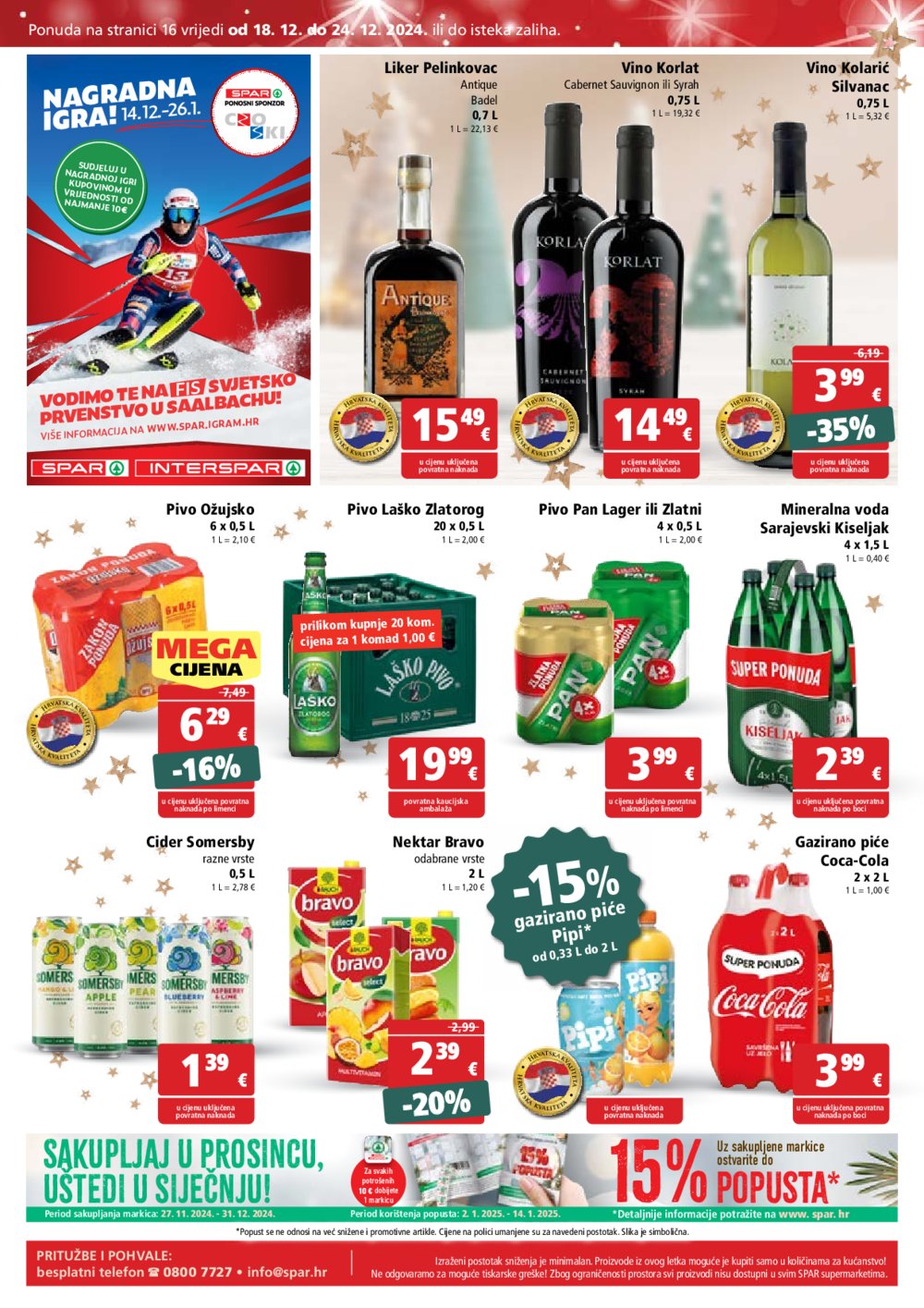 SPAR katalog Akcija 18.12.-24.12.2024.