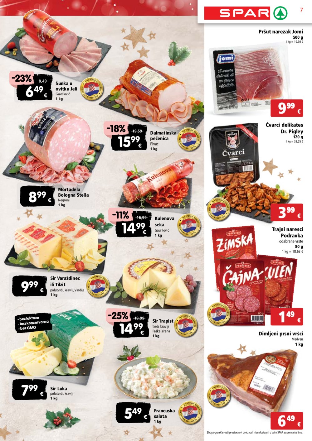 SPAR katalog Akcija 18.12.-24.12.2024.